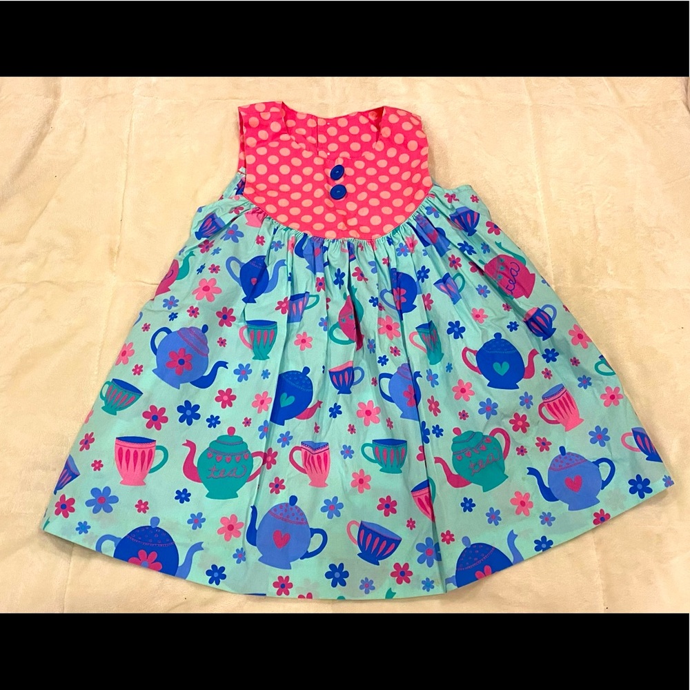 Eleanor Rose tea party dress. Size 4-5